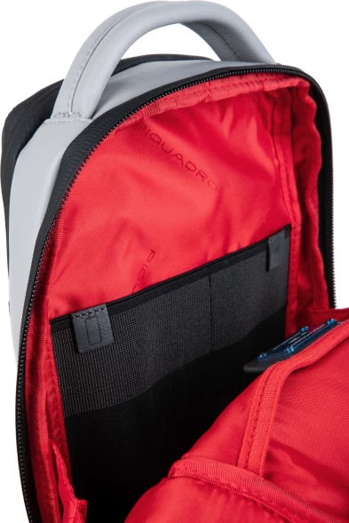 Рюкзак слинг Piquadro Urban CA6801UB00/GRN серый/черный натур.кожа