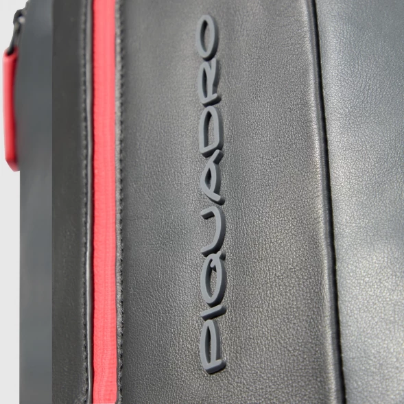 Рюкзак слинг Piquadro Urban CA6801UB00/GRN серый/черный натур.кожа