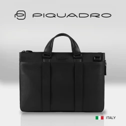Деловая сумка Piquadro Modus Special CA4021MOS/N с отделением для ноутбука 15.6&amp;quot; черная натур.кожа