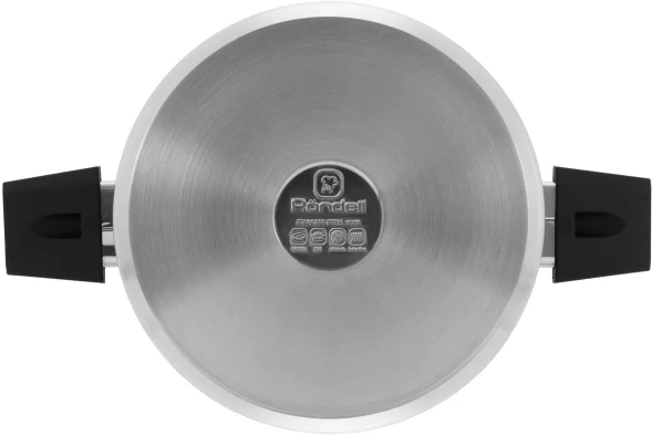 Кастрюля Rondell Blitz RDS-1890 5.2л. d=24см (с крышкой) стальной