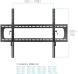 Кронштейн для телевизора Kromax STAR PRO-112 черный 55&amp;quot;-100&amp;quot; макс.103кг настенный наклон