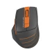 Мышь A4Tech Fstyler FG30S серый/оранжевый оптическая (2000dpi) silent беспроводная USB (6but)