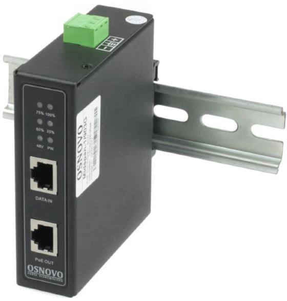 Инжектор PoE Osnovo Midspan-1/903G 10/100/1000BASE-T 90Вт 12-57В(DC)