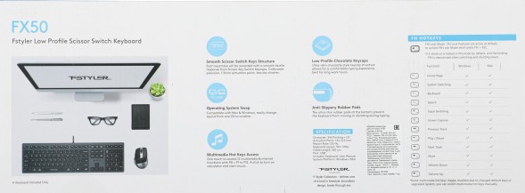 Клавиатура A4Tech Fstyler FX50 серый USB slim Multimedia (FX50 GREY)