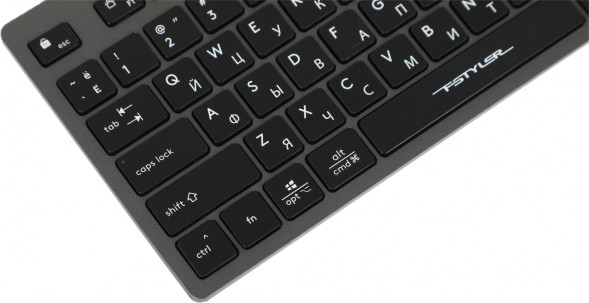 Клавиатура A4Tech Fstyler FX50 серый USB slim Multimedia (FX50 GREY)