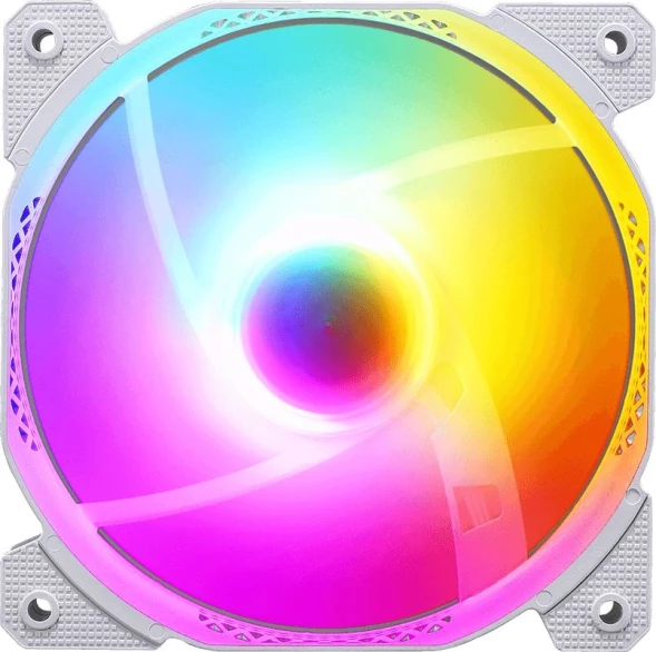 Вентилятор для корпуса Formula Cosmic 14WH FR RGB 140х140x25 белый 3-pin 4-pin (Molex) 22дБ Ret