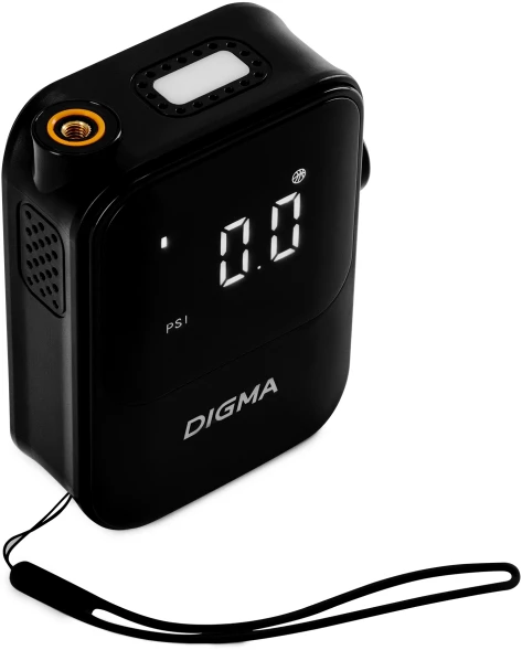 Автомобильный компрессор Digma QBK-120B шланг 0.2м