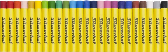 Масляная пастель Silwerhof Create кругл. 24цв. дл.70мм д.10мм картон.кор.