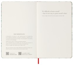 Блокнот Moleskine LIMITED EDITION VAN GOGH MUSEUM SKARTQP063VANGOGH Large 130х210мм 104стр. нелинованный твердая обложка светло-зеленый