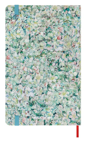 Блокнот Moleskine LIMITED EDITION VAN GOGH MUSEUM SKARTQP063VANGOGH Large 130х210мм 104стр. нелинованный твердая обложка светло-зеленый