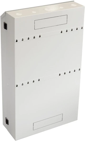 Шкаф коммутационный Lanmaster (TWT-CBVRT-5U-6X7-GY) настенный 5U 650x250мм пер.дв.металл направл.под винты 68кг серый 505мм 741мм IP20 сталь