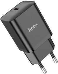 Сетевое зар./устр. Hoco N27 Black 20W 3A+2.22A+1.67A (PD+QC+AFC) USB-C универсальное черный