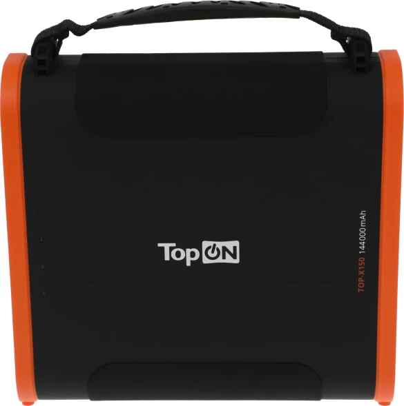 Электростанция портативная TopON TOP-X150 144000mAh 5A QC3.0/PD3.0 4xUSB черный/оранжевый (103764)