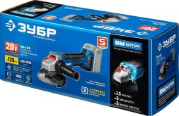 Углошлифовальная машина Зубр AB-125 10000об/мин рез.шпин.:M14 d=125мм