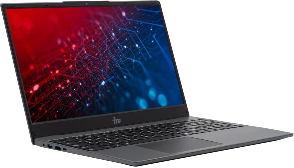 Ноутбук IRU Tactio 15PHC Ryzen 5 7430U 16Gb SSD512Gb AMD Radeon Graphics 15.6&amp;quot; IPS FHD (1920x1080) Windows 11 Pro Multi Language black WiFi BT Cam (2046012)