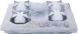 Газовая варочная поверхность Maunfeld EGHG.64.2CB\G черный