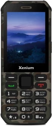 Мобильный телефон XENIUM X300 зеленый моноблок 2Sim 2.8&amp;quot; 240x320 Nucleus 0.3Mpix GSM900/1800 MP3 FM microSD max32Gb