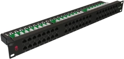 Патч-панель Sysmatrix PP 1901U.S485EU.M 19&amp;quot; 1U 48xRJ45 кат.5E