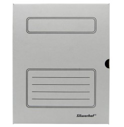 Короб архивный Silwerhof КА-150БЕЛЫЙ микрогофрокартон корешок 150мм 260x325x150мм белый