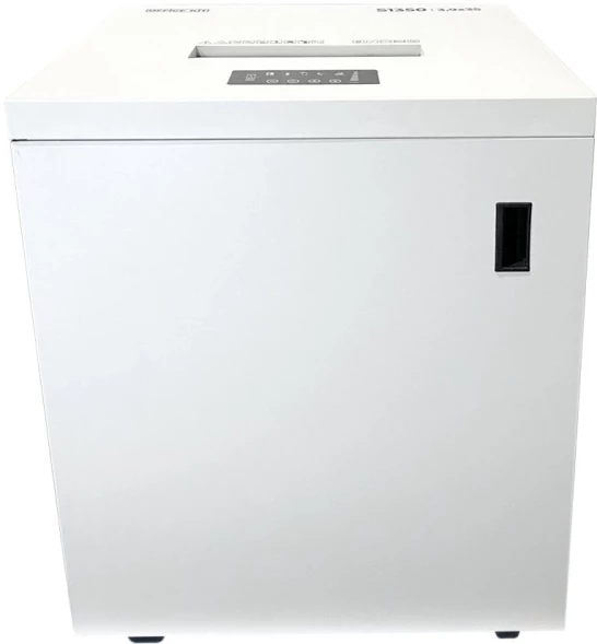 Шредер Office Kit S1350 3,9x35 белый (секр.P-4) фрагменты 35лист. 135лтр. скрепки скобы пл.карты CD