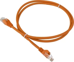 Патч-корд Lanmaster LAN-PC45/U6-2.0-OR UTP RJ-45 вил.-вилка RJ-45 кат.6 2м оранжевый LSZH