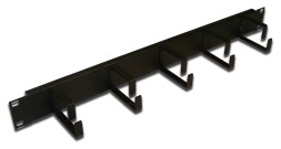 Кабельный органайзер горизонтальный Lanmaster TWT-ORG2U-5V односторонний кольца 2U шир.:19&amp;quot; глуб.:66мм