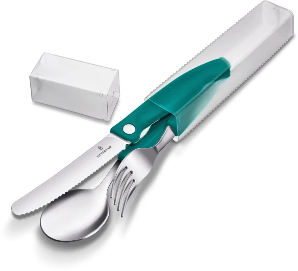 Набор столовых приборов Victorinox Swiss Classic 6.7194.3FC1 набор из 3предм. зеленый