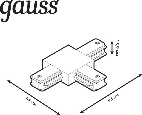 Соединитель Gauss TR110 белый