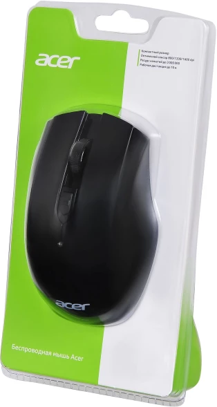 Мышь Acer OMR030 черный оптическая (1600dpi) беспроводная USB (3but)
