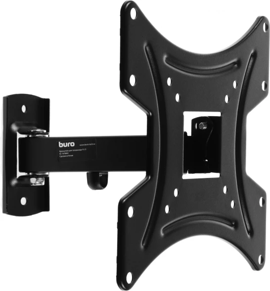 Кронштейн для телевизора Buro FL1S черный 20&amp;quot;-48&amp;quot; макс.15кг настенный поворот и наклон