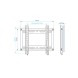 Кронштейн для телевизора Kromax IDEAL-5 черный 15&amp;quot;-47&amp;quot; макс.35кг настенный фиксированный