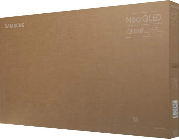 Телевизор QLED Samsung 55&amp;quot; QE55QN70FAUXRU Series 7 черный 4K Ultra HD 120Hz DVB-T2 DVB-C DVB-S2 USB WiFi Smart TV