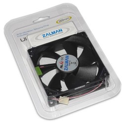 Вентилятор Zalman ZM-F2 Plus (SF) 90x90mm черный 3-pin 20-23dB 77gr Ret