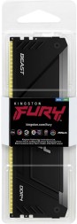 Память DDR4 8GB 3600MHz Kingston KF436C17BB2A/8 Fury Beast RGB RTL Gaming PC4-28800 CL17 DIMM 288-pin 1.35В single rank с радиатором Ret