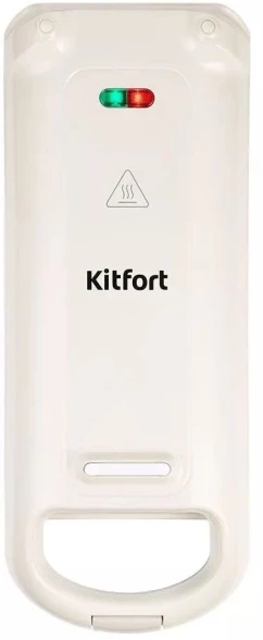 Вафельница Kitfort КТ-1690 700Вт черный/белый