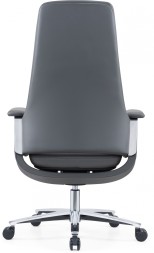 Кресло руководителя Cactus CS-LBK-KYOTO кожа с подголов. крестов. алюминий