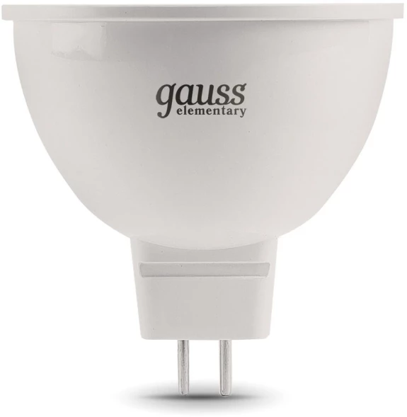 Лампа светодиодная Gauss Elementary 13511 11Вт цок.:GU5.3 софит 180B 3000K св.свеч.бел.теп. MR16 (упак.:1шт)