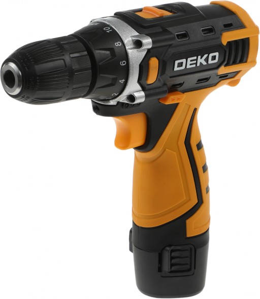 Дрель-шуруповерт Deko DKCD12FU-Li SET3 аккум. патрон:быстрозажимной (кейс в комплекте) (063-4173)