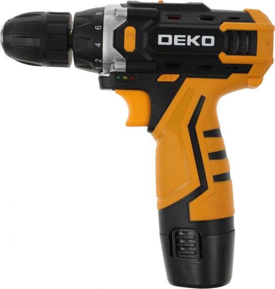 Дрель-шуруповерт Deko DKCD12FU-Li SET3 аккум. патрон:быстрозажимной (кейс в комплекте) (063-4173)