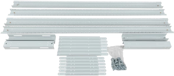 Стойка двухрамная NTSS NTSS-2POR24U/600-1000 24U 538ммx1000мм 730кг серый