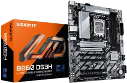 Материнская плата Gigabyte B860 DS3H Soc-1851 Intel B860 4xDDR5 ATX AC`97 8ch(7.1) 2.5Gg RAID+HDMI+DP