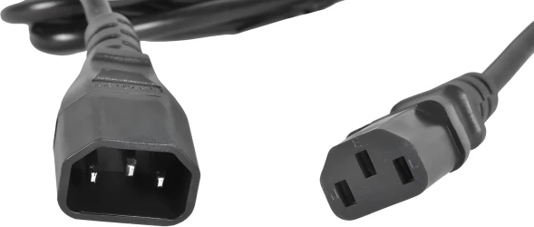 Шнур питания Rem R-10-Cord-C13-C14-3 C13-С14 проводник.:3x1мм2 3м 220В 10А (упак.:1шт) черный