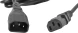 Шнур питания Rem R-10-Cord-C13-C14-3 C13-С14 проводник.:3x1мм2 3м 220В 10А (упак.:1шт) черный