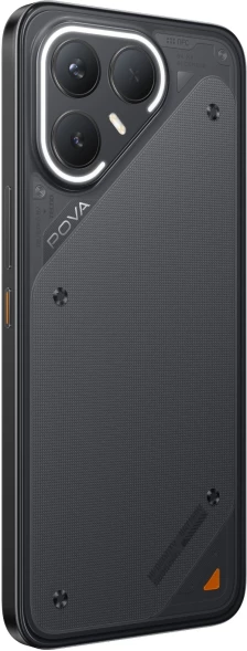 Смартфон Tecno Pova 7 Pro 5G 256Gb 8Gb черный моноблок 3G 4G 2Sim 6.78&amp;quot; 1224x2720 Android 15 64Mpix 802.11 a/b/g/n/ac/ax NFC GPS GSM900/1800 Protect