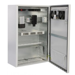 Шкаф коммутационный ЦМО (ШТВ-Н-18.6.5-4ААА) настенный 18U 600x530мм пер.дв.стал.лист несъемн.бок.пан. 57кг белый 420мм 62кг 900мм IP65 уличный всепогодный