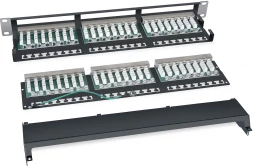 Патч-панель Cabeus PLHD-48-CAT.5E-SH-DUAL IDC-1U 19&amp;quot; 1U 48xRJ45 кат.5E FTP