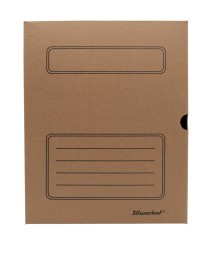 Короб архивный Silwerhof КА-150БУРЫЙ микрогофрокартон корешок 150мм 260x325x150мм бурый