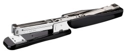 Степлер Silwerhof 401075-01 24/6 26/6 (30листов) черный 80скоб пластик закрытый/открытый коробка