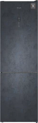 Холодильник Weissgauff WRK 2000 Total NoFrost Inverter Rock Glass 2-хкамерн. графит инвертер