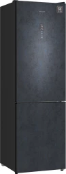 Холодильник Weissgauff WRK 2000 Total NoFrost Inverter Rock Glass 2-хкамерн. графит инвертер